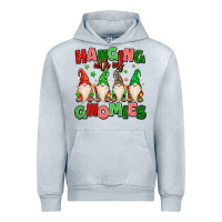 Heather Grey hanging with my gnomies Urban Hoodie - MaliasSmallBusiness