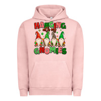 Pigment Salmon hanging with my gnomies Urban Hoodie - MaliasSmallBusiness
