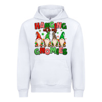 White hanging with my gnomies Urban Hoodie - MaliasSmallBusiness