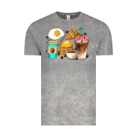 Cloud Rock Breakfast Coffee Cups Vintage Tee - Artiststas