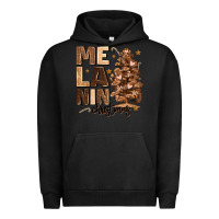 Pigment Black melanin christmas with christmas tree Urban Hoodie - MaliasSmallBusiness