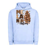 Pigment Grape Ice melanin christmas with christmas tree Urban Hoodie - MaliasSmallBusiness