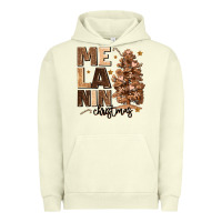 Pigment Pistachio melanin christmas with christmas tree Urban Hoodie - MaliasSmallBusiness