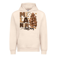Sandshell melanin christmas with christmas tree Urban Hoodie - MaliasSmallBusiness