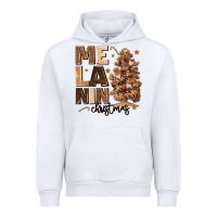 White melanin christmas with christmas tree Urban Hoodie - MaliasSmallBusiness