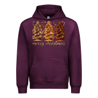 Mauve Wine melanin christmas trees Urban Hoodie - MaliasSmallBusiness
