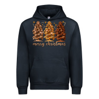 Navy melanin christmas trees Urban Hoodie - MaliasSmallBusiness