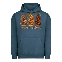 Pigment Midnight Navy melanin christmas trees Urban Hoodie - MaliasSmallBusiness