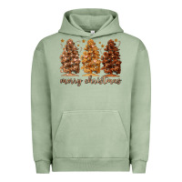 Pigment Oil Green melanin christmas trees Urban Hoodie - MaliasSmallBusiness