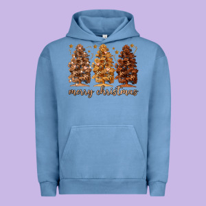 Melanin Christmas Trees Urban Hoodie Designed By Maliassmallbusiness