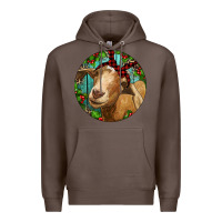 Coffee Farm Goat Christmas Premium Hoodie - RanaPortraitStore