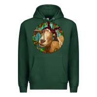 Sports Green Farm Goat Christmas Premium Hoodie - RanaPortraitStore