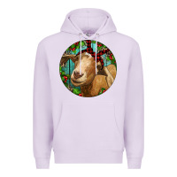 Lilac Farm Goat Christmas Premium Hoodie - RanaPortraitStore