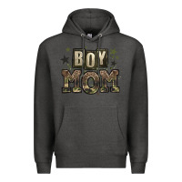 Charcoal Heather boy mom Premium Hoodie - Zillion Design Studio