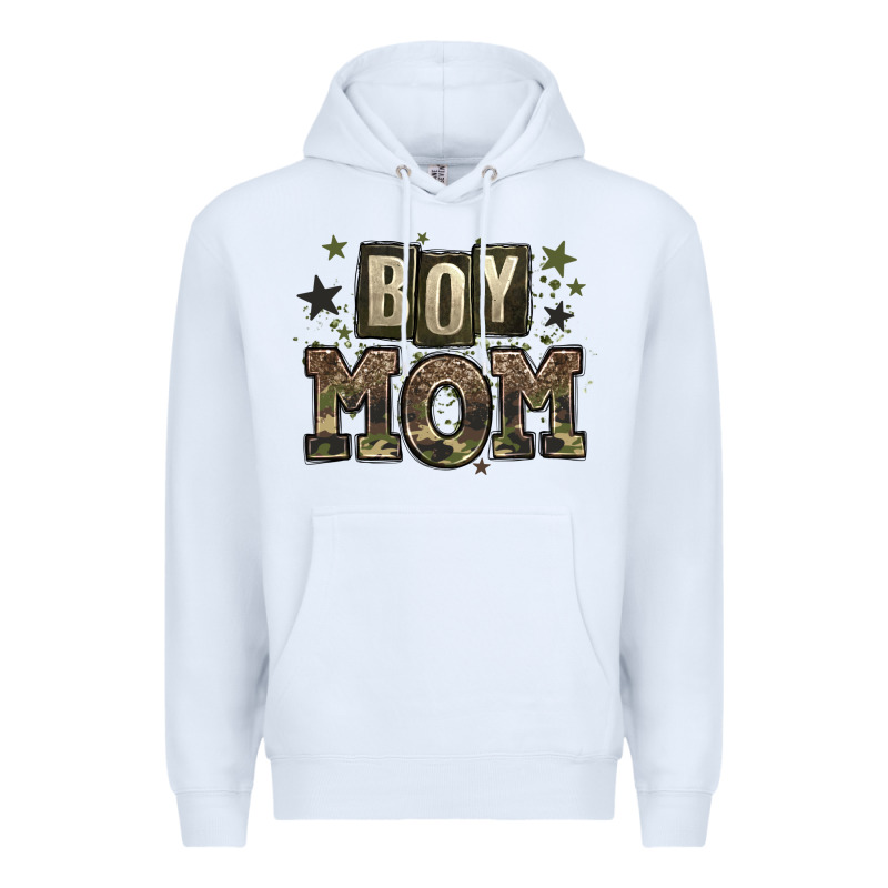 Boy Mom Premium Hoodie by Zillion Design Studio | Teevron
