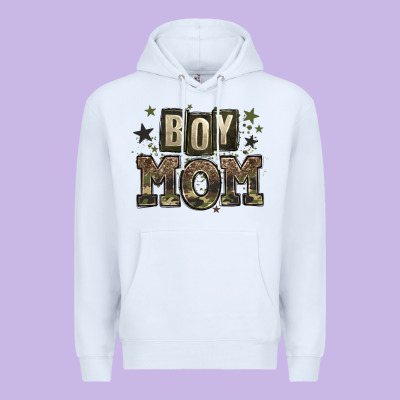 Boy Mom Premium Hoodie Designed By Zillion Design Studio