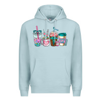 Blue Mist nurse fuel coffee cups Premium Hoodie - AdoDesignShop