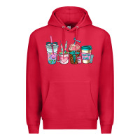 Cardinal nurse fuel coffee cups Premium Hoodie - AdoDesignShop