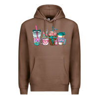 Chestnut nurse fuel coffee cups Premium Hoodie - AdoDesignShop