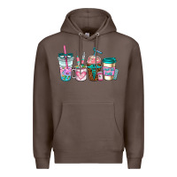 Coffee nurse fuel coffee cups Premium Hoodie - AdoDesignShop