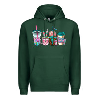 Sports Green nurse fuel coffee cups Premium Hoodie - AdoDesignShop