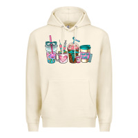 Tofu nurse fuel coffee cups Premium Hoodie - AdoDesignShop