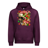Mauve Wine sorta merry sorta scary Urban Hoodie - MaliasSmallBusiness