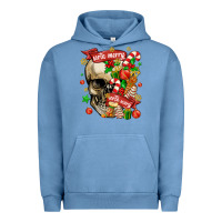Pigment Pebble Blue sorta merry sorta scary Urban Hoodie - MaliasSmallBusiness