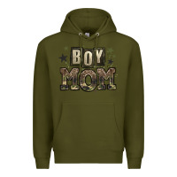 Army Green boy mom Premium Hoodie - Zillion Design Studio