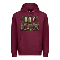 Burgundy boy mom Premium Hoodie - Zillion Design Studio