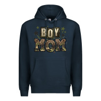 Navy boy mom Premium Hoodie - Zillion Design Studio