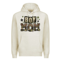 Oatmeal Heather boy mom Premium Hoodie - Zillion Design Studio