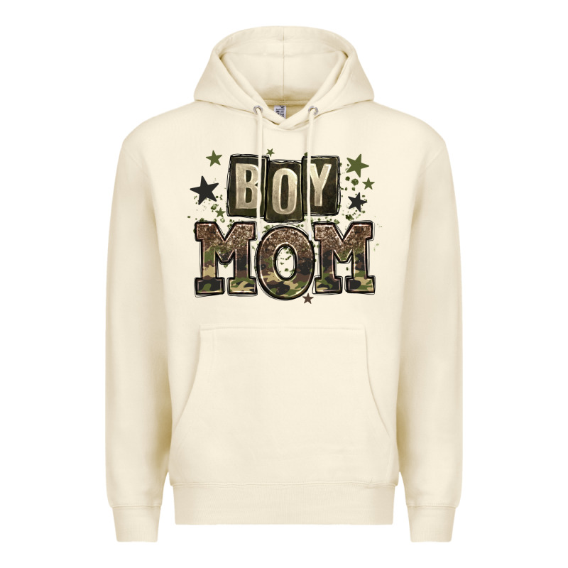 Boy Mom Premium Hoodie by Zillion Design Studio | Teevron