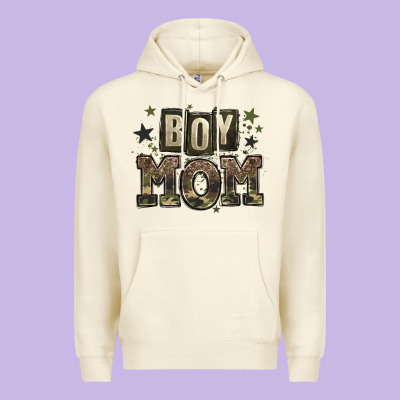 Boy Mom Premium Hoodie Designed By Zillion Design Studio