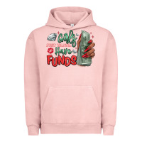 Pigment Salmon girls just wanna have funds Urban Hoodie - MaliasSmallBusiness