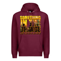 Burgundy something in the orange western Premium Hoodie - texasbilliewilder