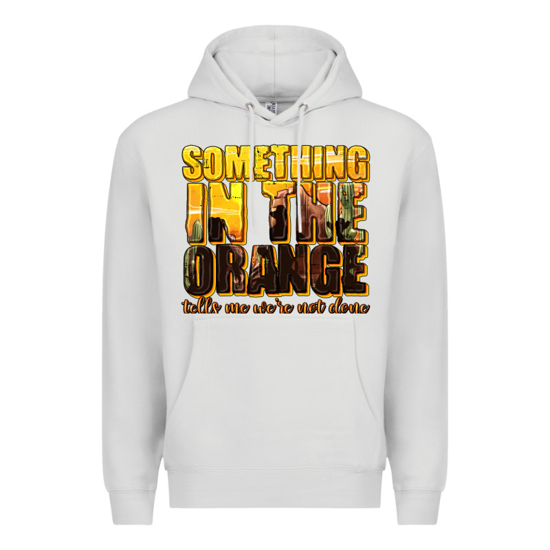 Something In The Orange Western Premium Hoodie by texasbilliewilder | Teevron