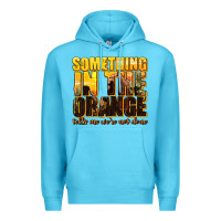 Ocean Blue something in the orange western Premium Hoodie - texasbilliewilder