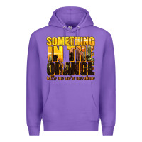Purple something in the orange western Premium Hoodie - texasbilliewilder