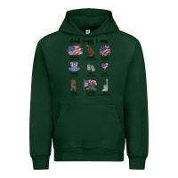 Forest Green god says i am Urban Hoodie - MaliasSmallBusiness