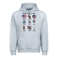 Heather Grey god says i am Urban Hoodie - MaliasSmallBusiness