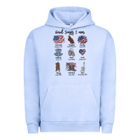 Pigment Grape Ice god says i am Urban Hoodie - MaliasSmallBusiness