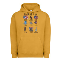 Pigment Peanut Butter god says i am Urban Hoodie - MaliasSmallBusiness