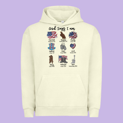Urban Hoodie god says i am