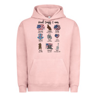 Pigment Salmon god says i am Urban Hoodie - MaliasSmallBusiness