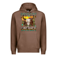 Chestnut simmer down cowboy Premium Hoodie - texasbilliewilder