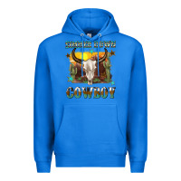 True Royal simmer down cowboy Premium Hoodie - texasbilliewilder