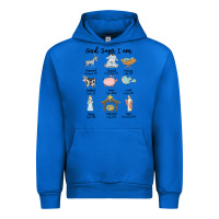 Cobalt god says i am Urban Hoodie - MaliasSmallBusiness