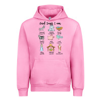 Fuchsia Pink god says i am Urban Hoodie - MaliasSmallBusiness