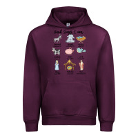 Mauve Wine god says i am Urban Hoodie - MaliasSmallBusiness